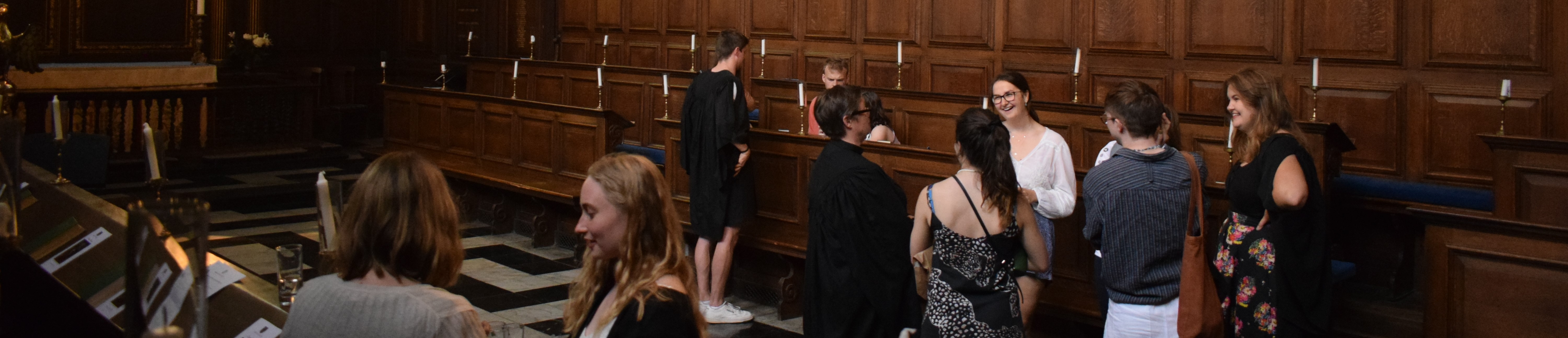 Students in the Chapel